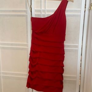 Red dress, size S